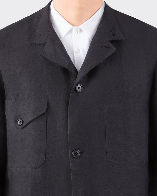 Veste Mod.4-A2 “Tropical Officer” en Lin : Noir