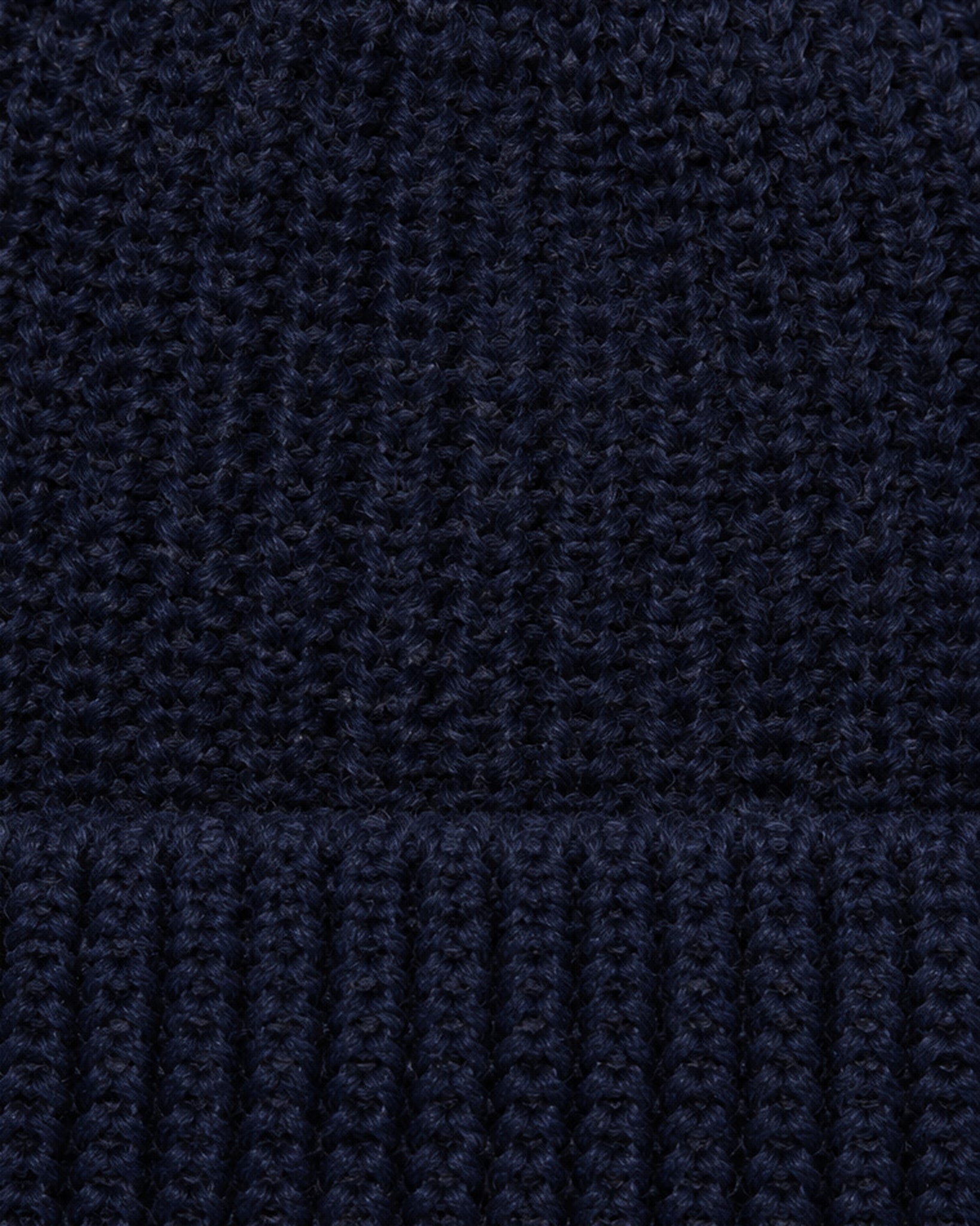 Bonnet à pompon Heimat U Boat en laine vierge marine, vue 2