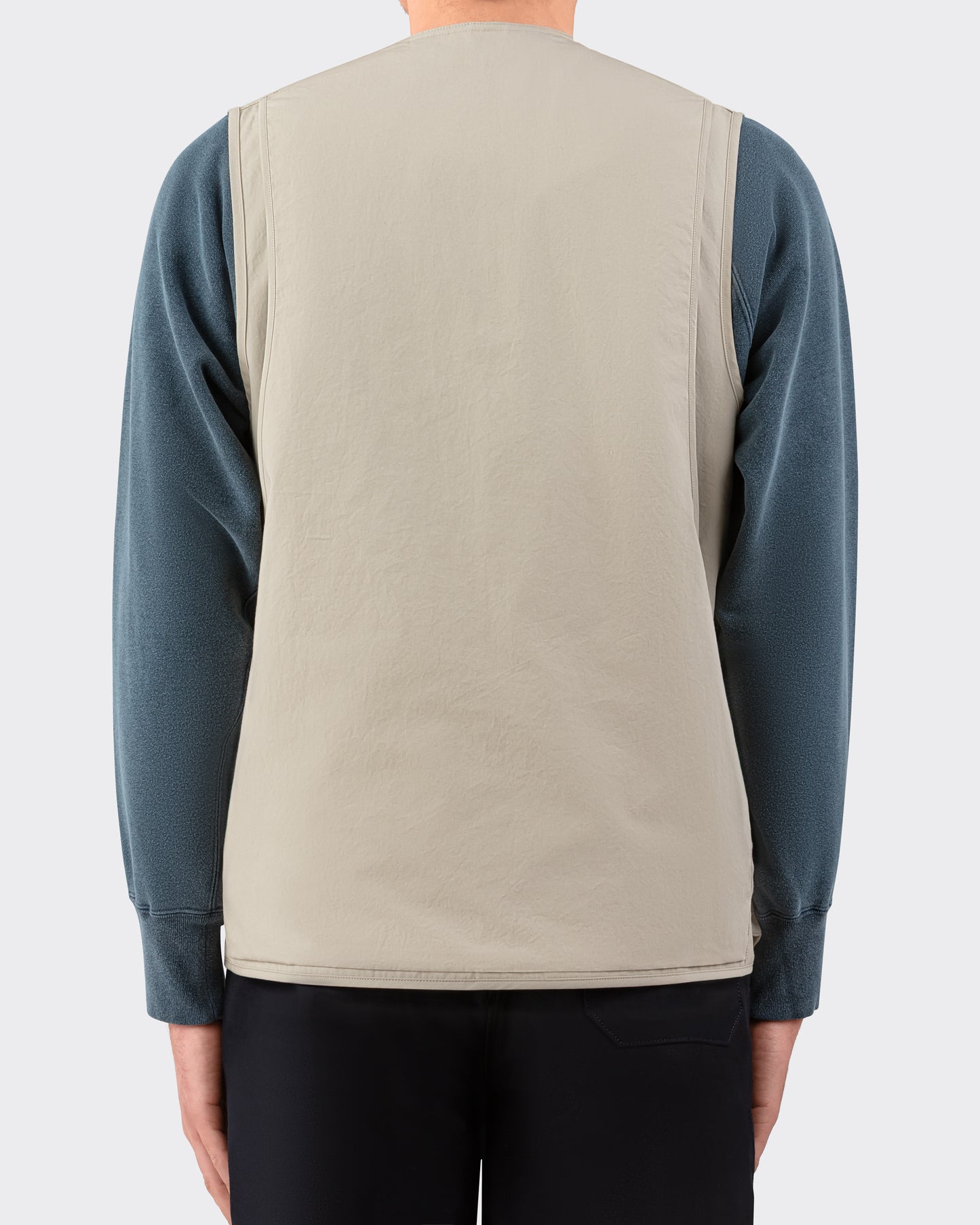 “CICI” Cotton Vest: Sand