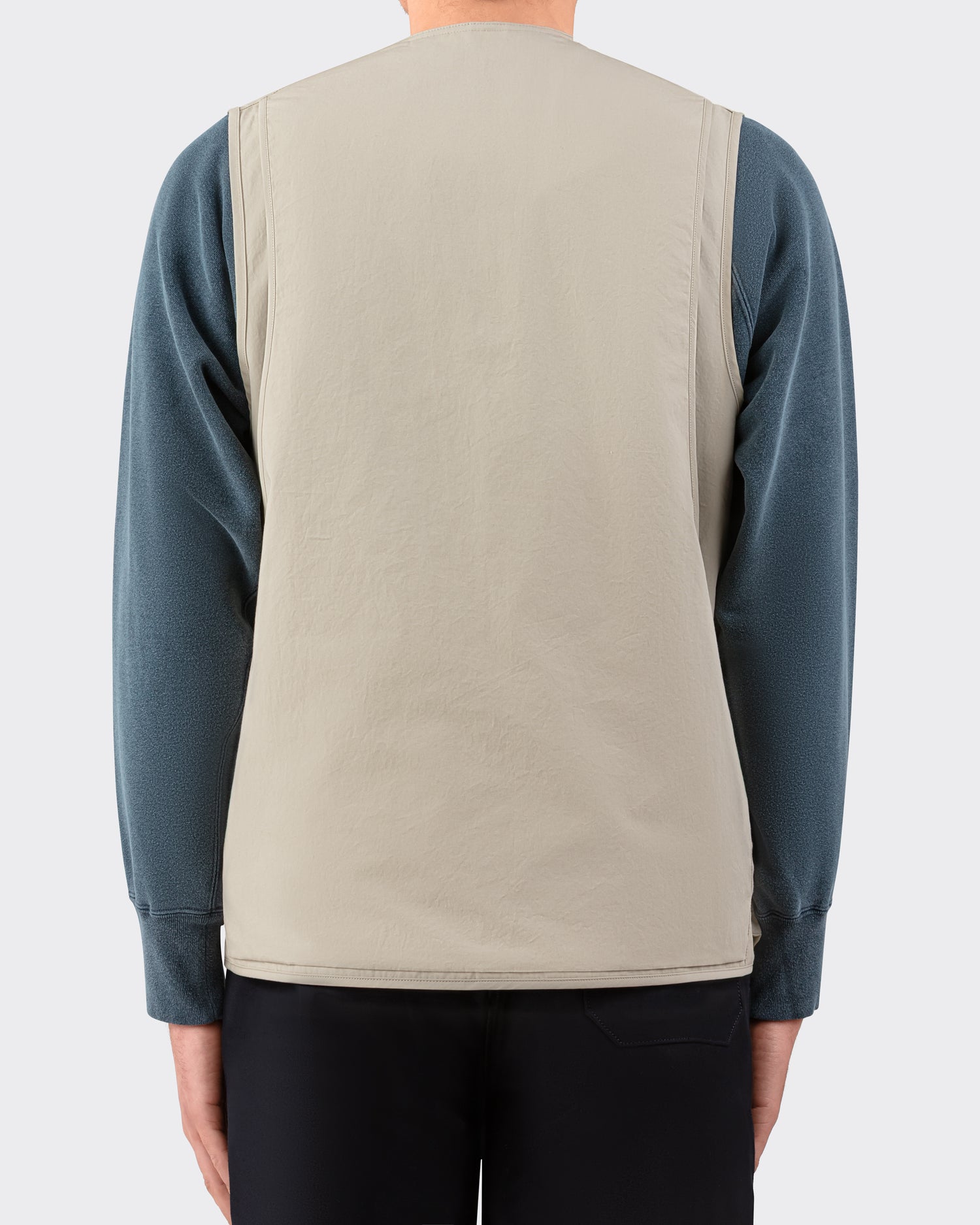 “CICI” Cotton Vest: Sand