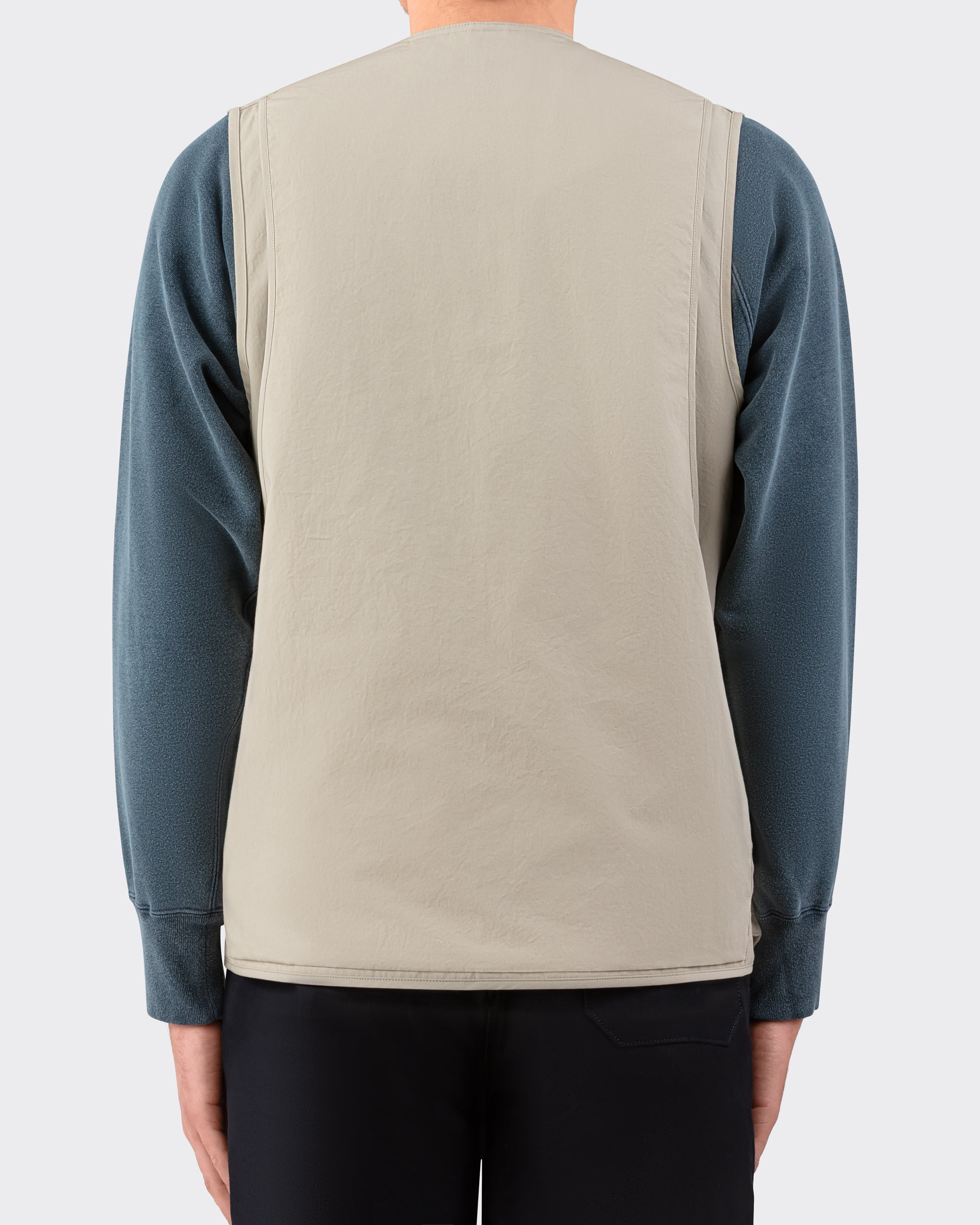 “CICI” Cotton Vest: Sand
