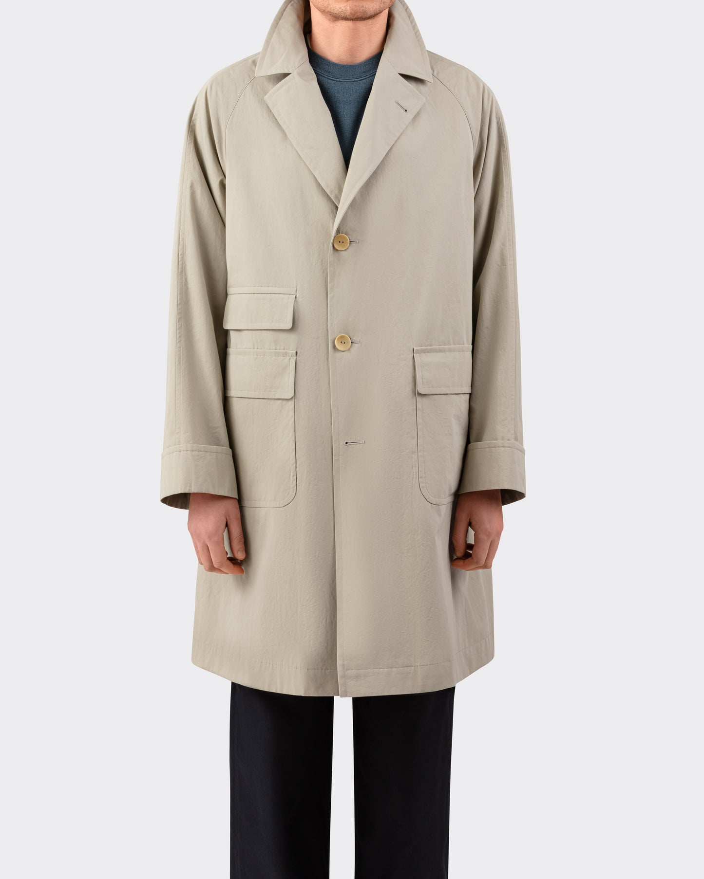 Pardessus « CORB II » en Coton : Sable