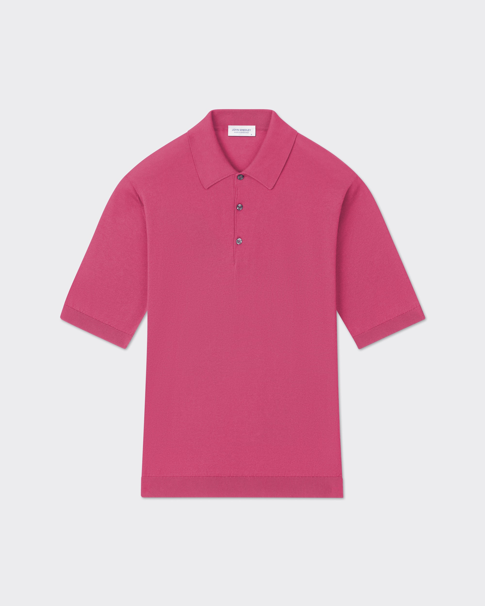 John Smedley Isis Sea Island cotton polo shirt in Roseburn