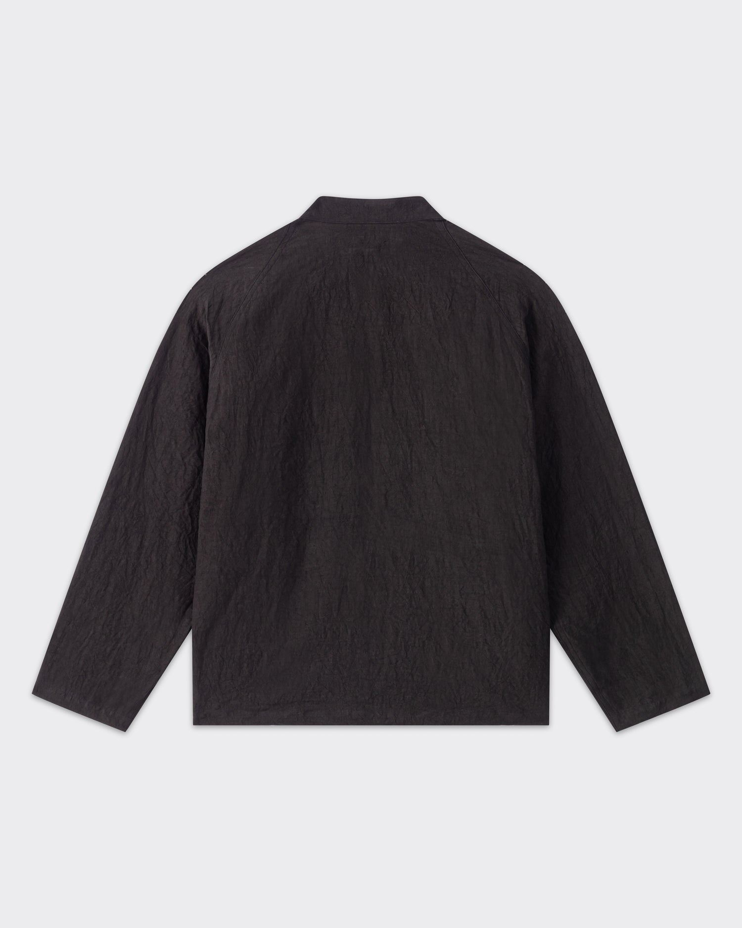 Haversack : Linen Mandarin Jacket : Black