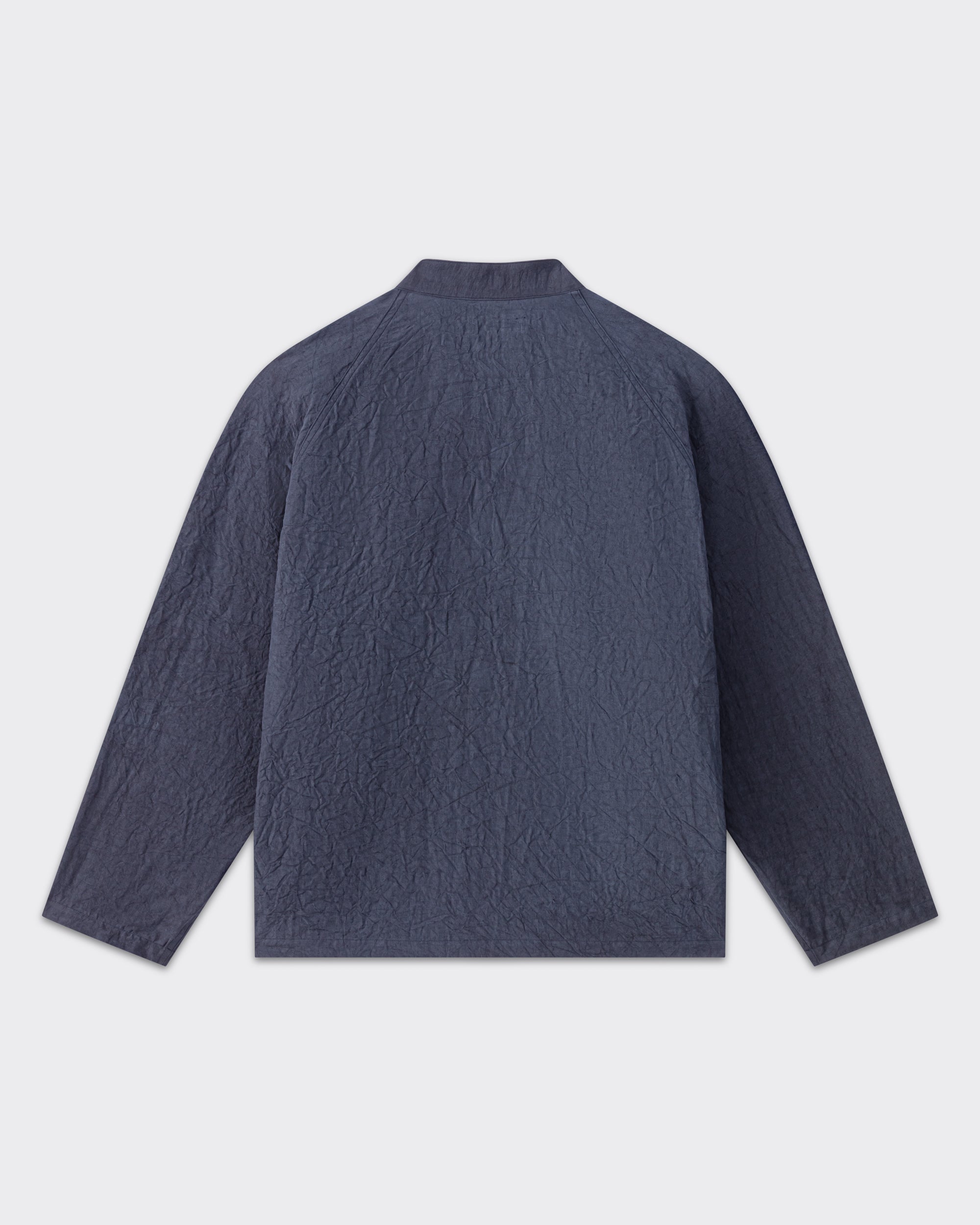 Haversack : Linen Mandarin Jacket : Navy