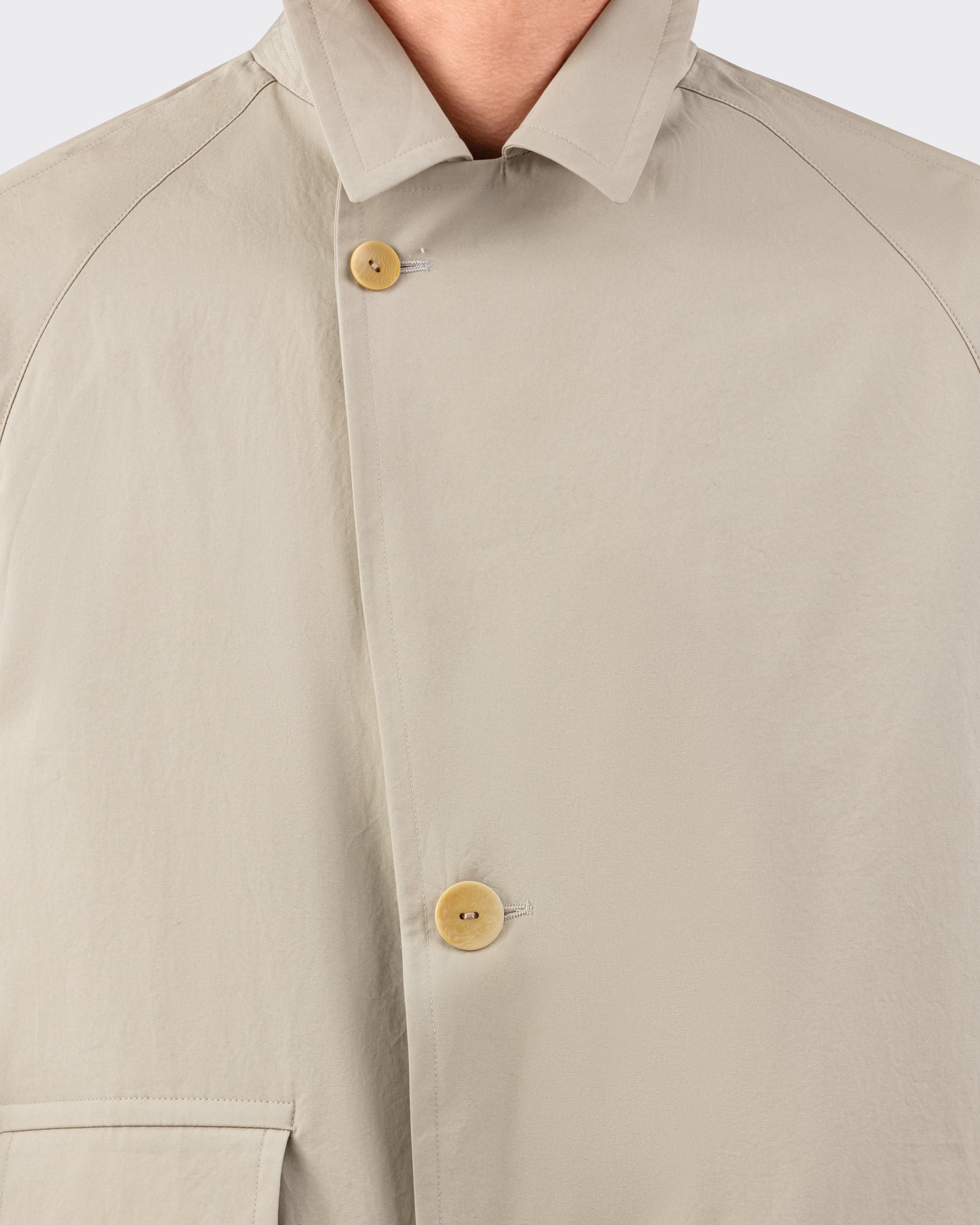 Pardessus « CORB II » Popeline de Coton : Sable