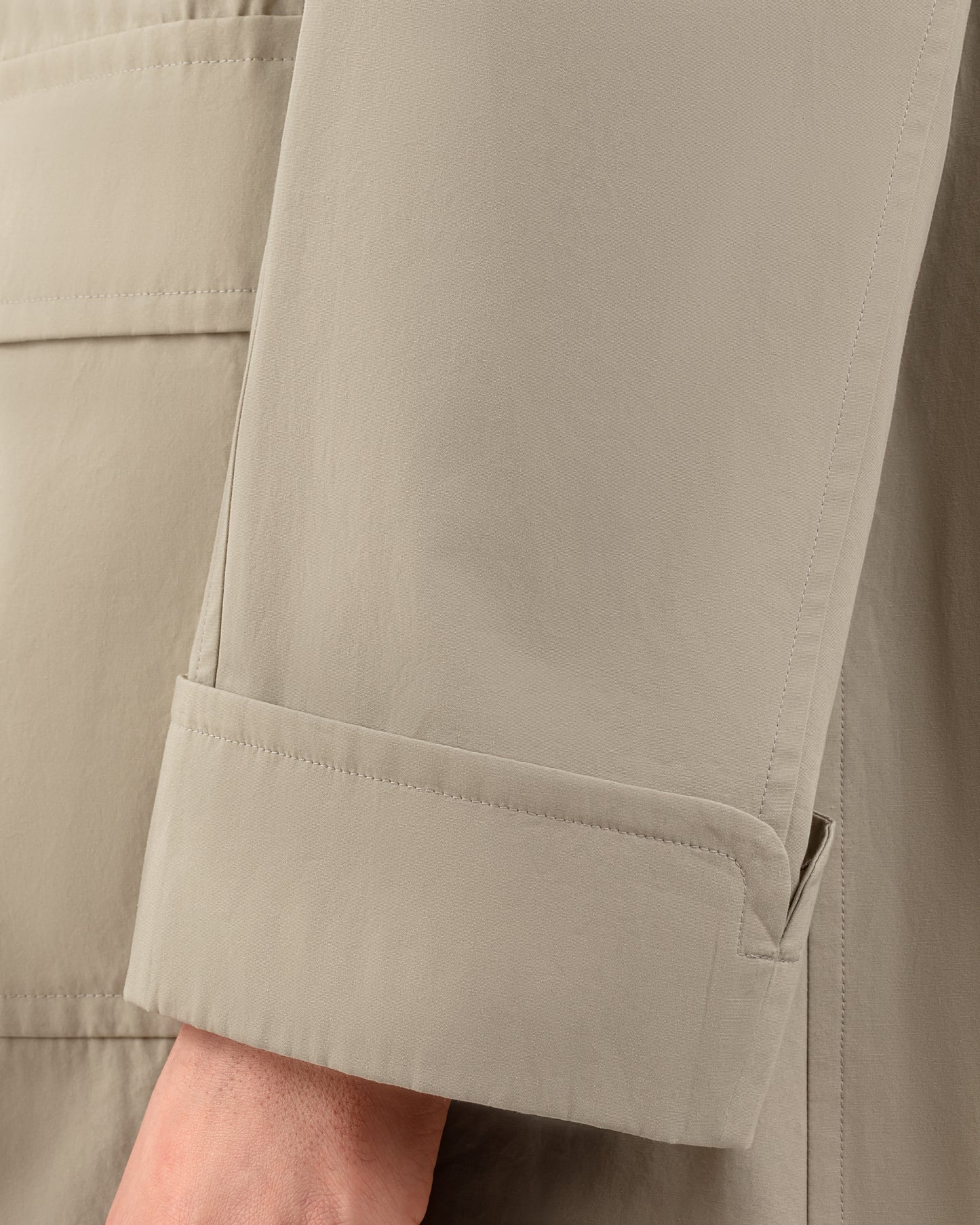 Pardessus « CORB II » Popeline de Coton : Sable