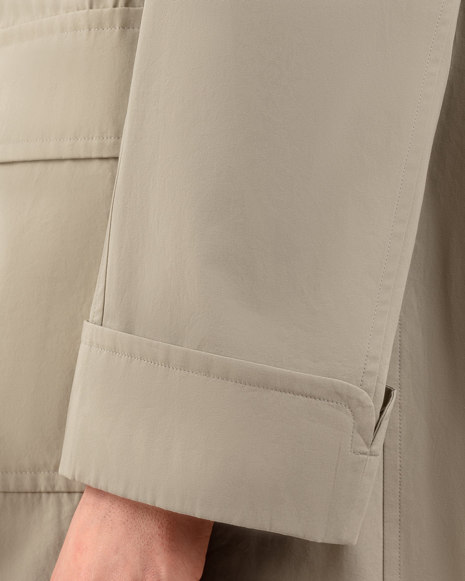 Pardessus « CORB II » Popeline de Coton : Sable