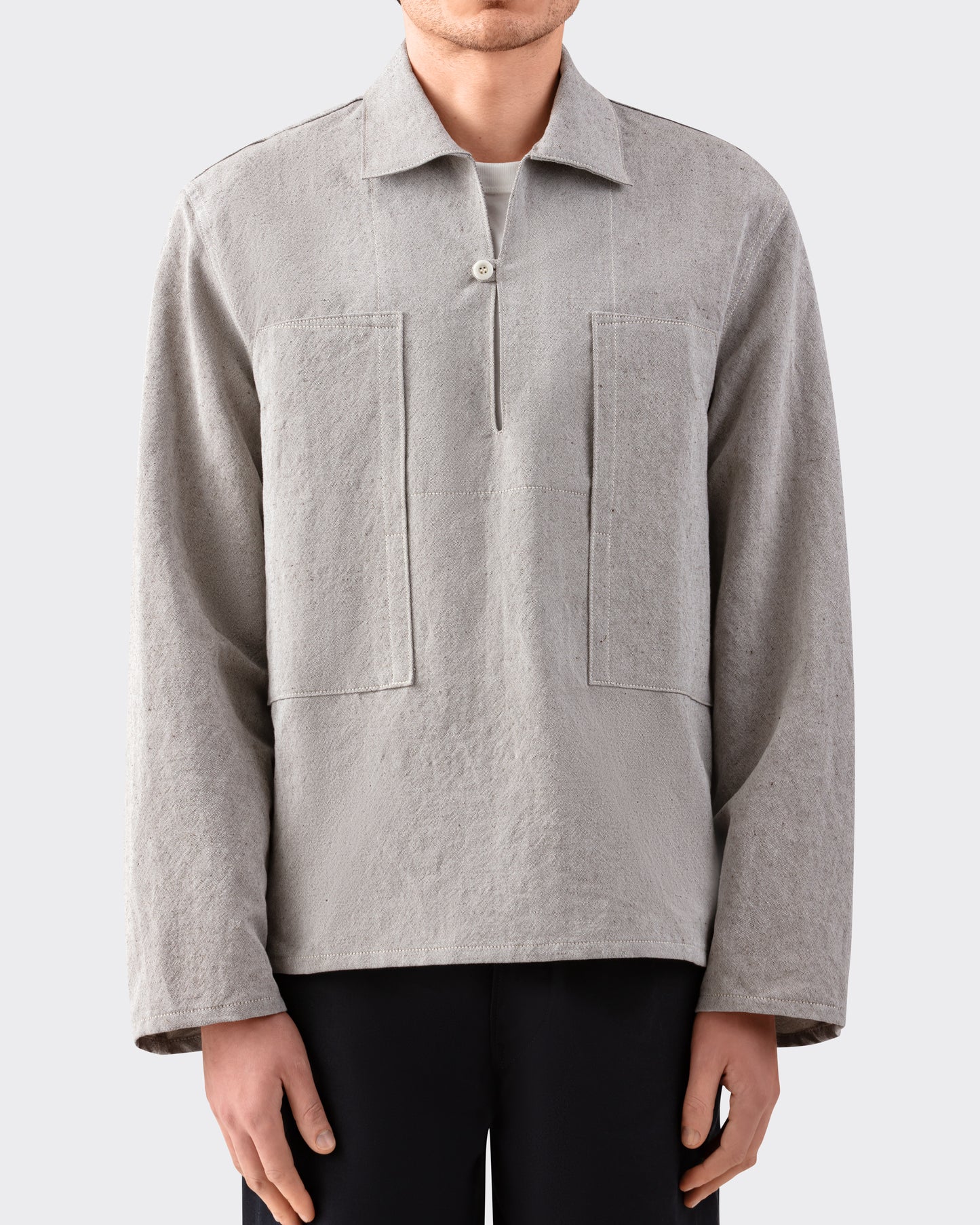 Vareuse en Coton et Lin : Greige