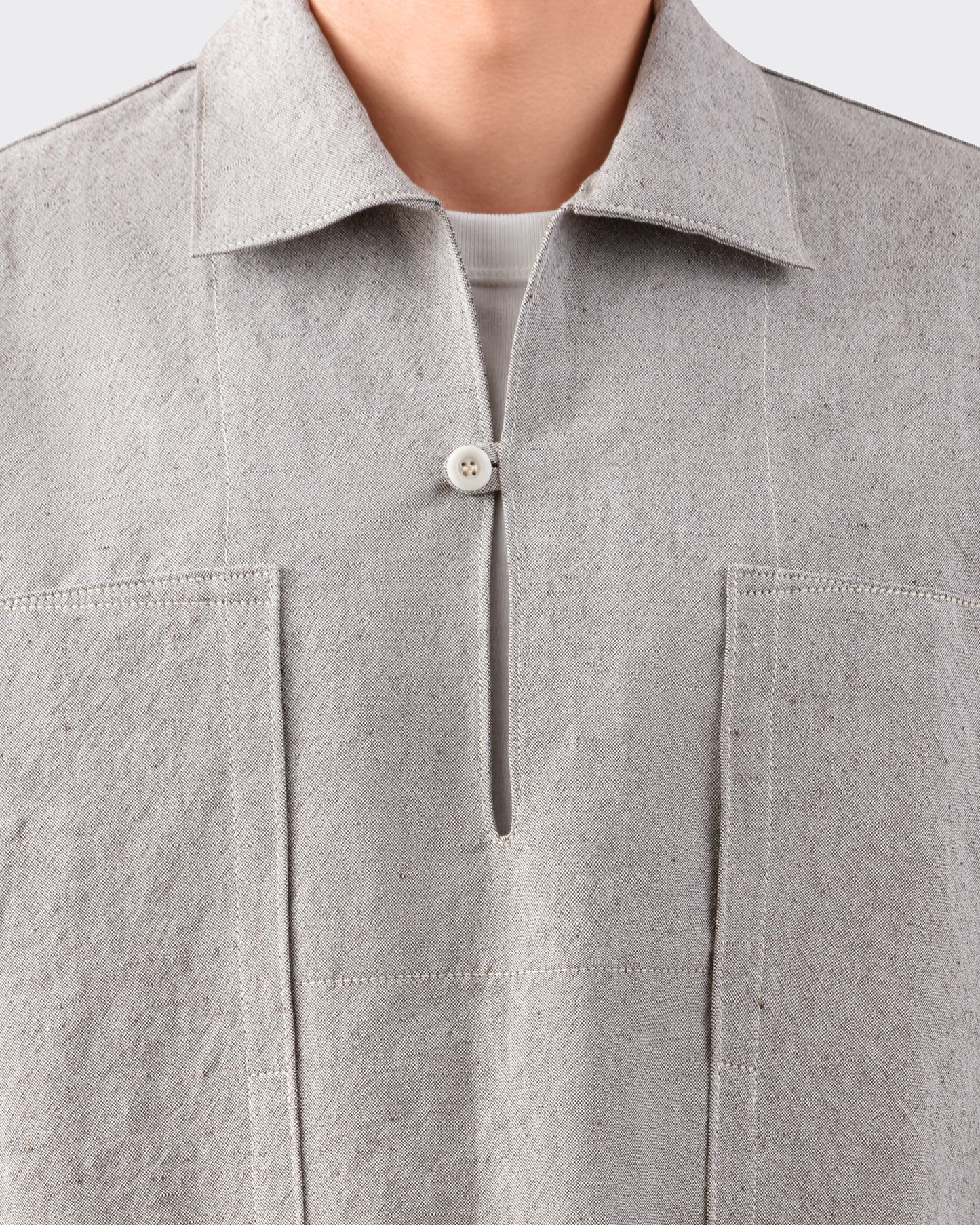 Vareuse en Coton et Lin : Greige