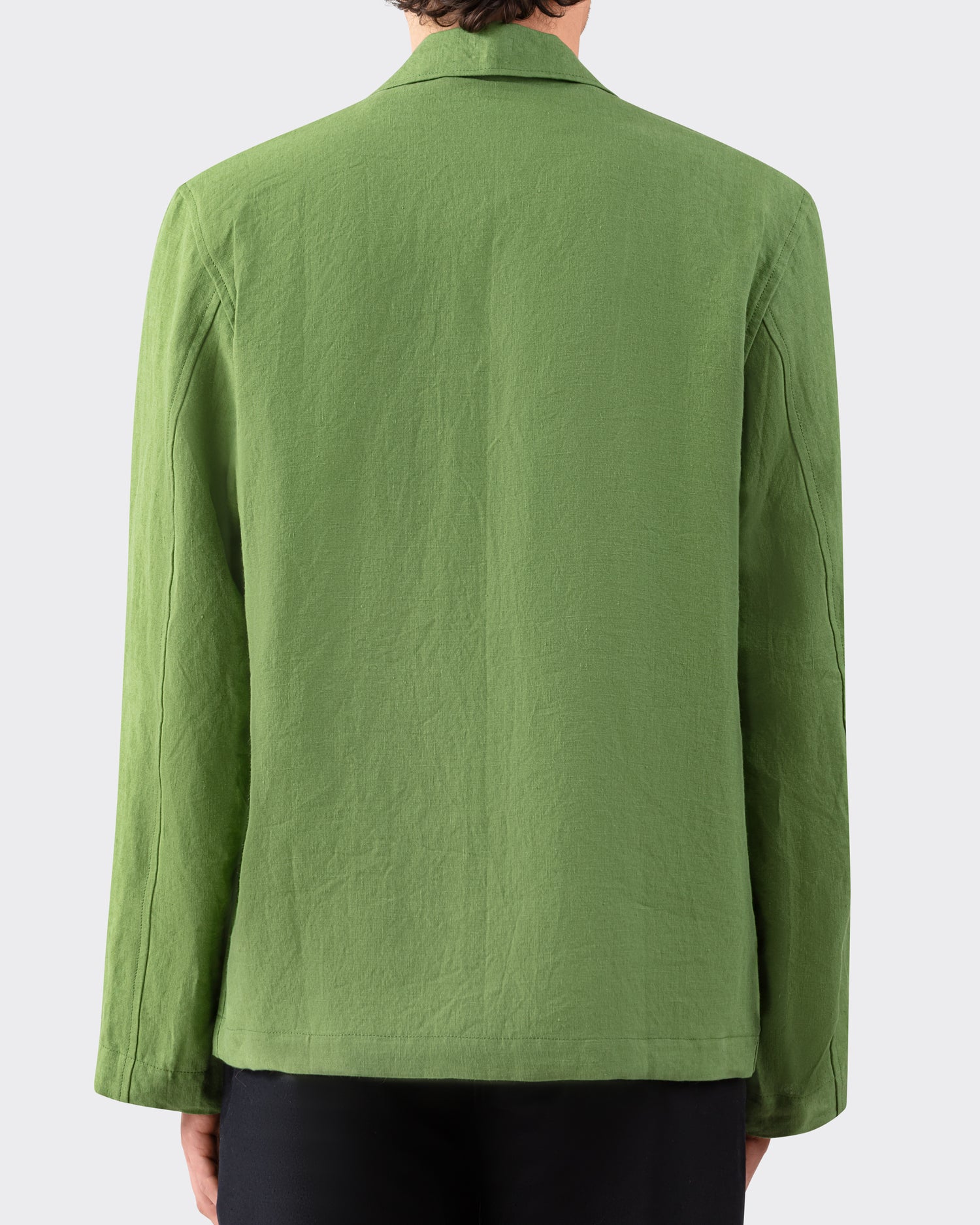 Veste de Chasse Lin Pistache — Jean Laumet