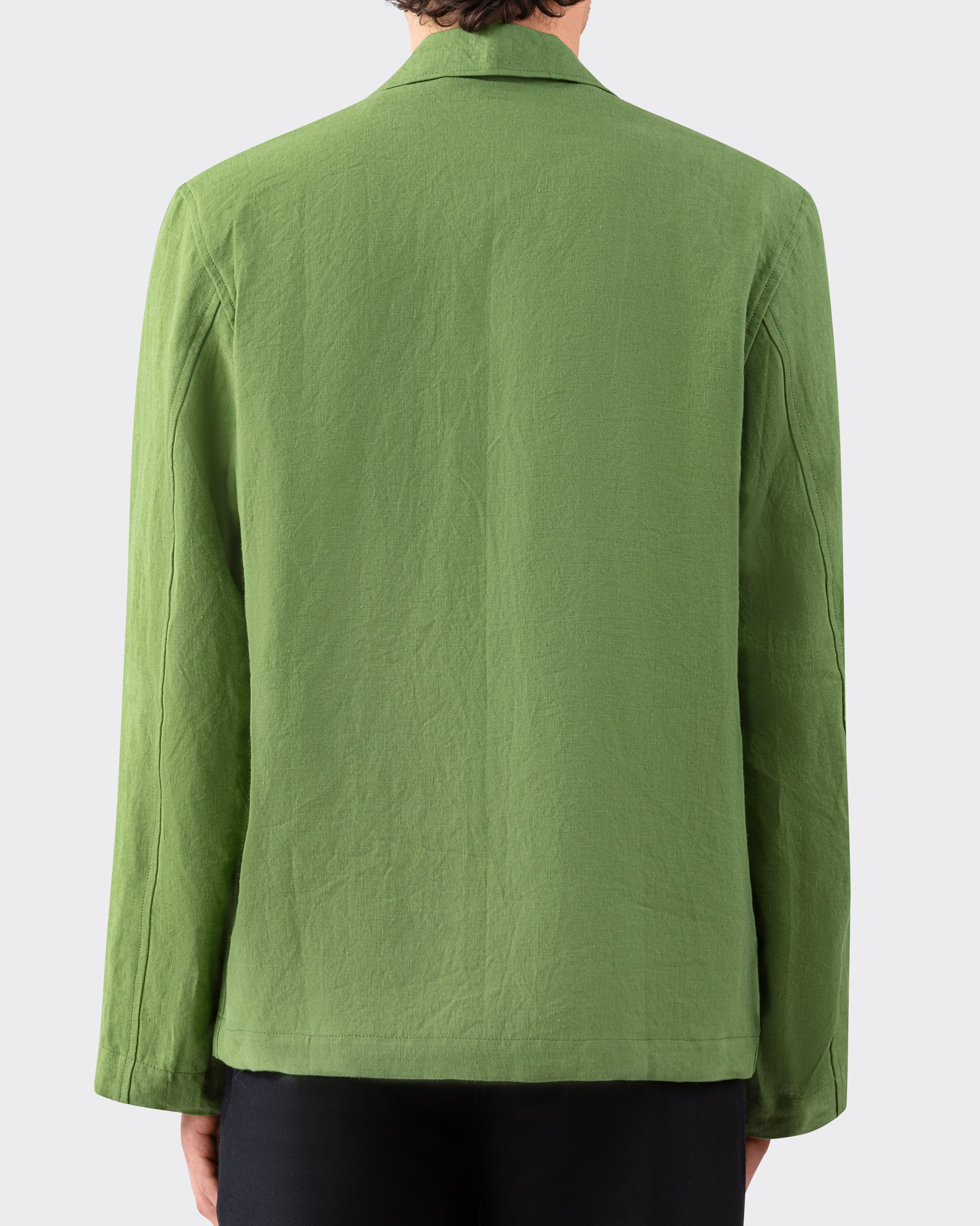 Veste de Chasse Lin Pistache — Jean Laumet